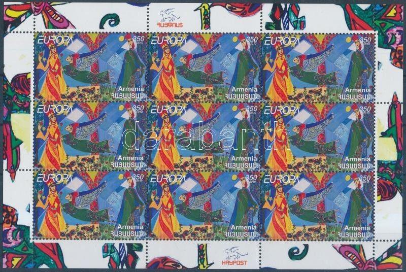 Armenia stamp Europa CEPT childrens books minisheet MNH 2010 Mi 713 WS165065