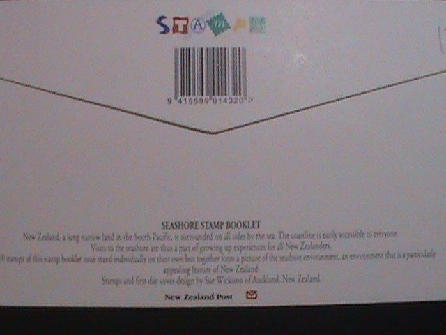 ​NEW ZEALAND-1996 SC#1344a  NEWZEALAND SEASHORE-CONTINUOUS STAMPS MINT FDC VF