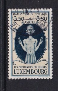 Luxembourg   #B129 used 1945  Caritas political prisoner 3.50fr