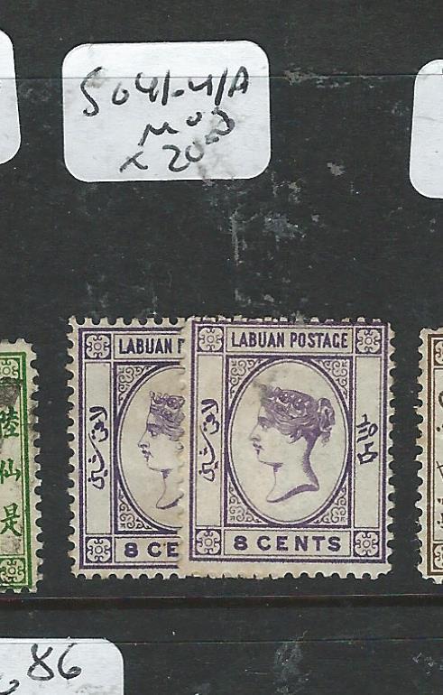 LABUAN  (P0108B)  QV CAMEO 8C SG 41-41A   MOG