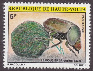 Burkina Faso 554 Dung Beatle 1981