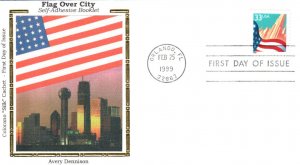 #3278v Flag Over City Colorano FDC