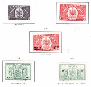 Canada 1870-1952 Nice group of Mint & Used Stamps.QV,KGV,KGVI,QEII. Good BOB
