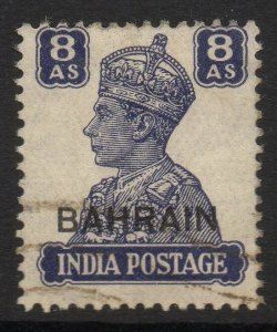 BAHRAIN SG49 1942-5 8a SLATE-VIOLET USED