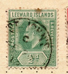 Leeward Islands 1900s Early Issue Fine Used 1/2d. NW-11907