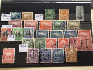 Nicaragua 1862 to 1905 used & unused stamps A12784