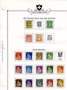 Switzerland lot  used  - Lakeshore Philatelics