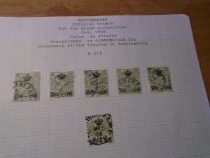 Wurttemberg  #   O111  used