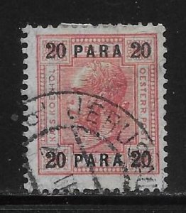 Austrian Offices in the Turkish Empire 40 20pa Franz Josef Used (z2)