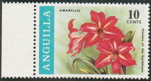 Anguilla 1969 MNH Sc #70 10c Amaryllis Flowers