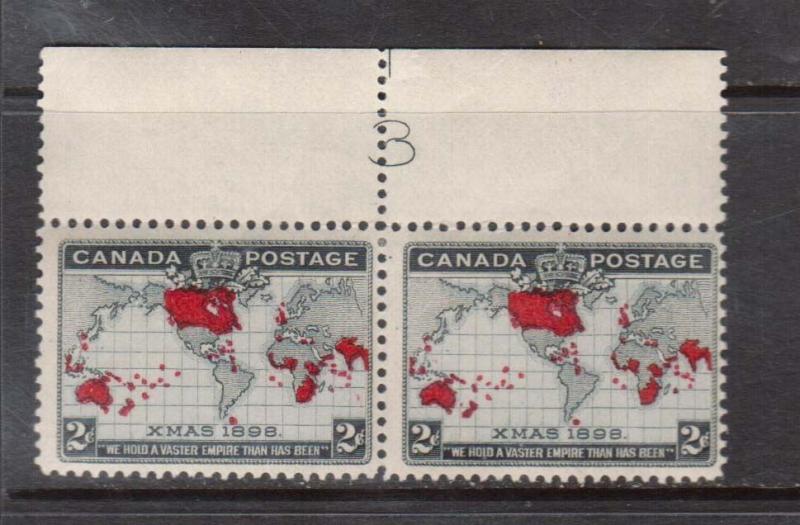 Canada #85 Mint Plate #3 Pair