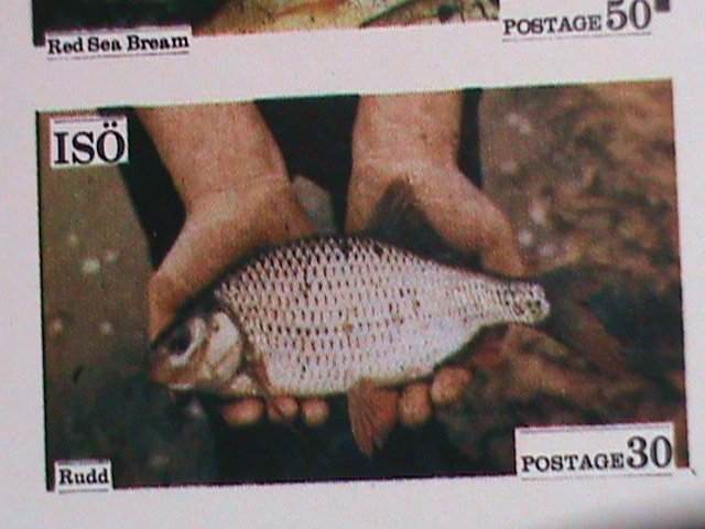 ​OMAN- PROMOTION- OCEAN FISHES IMPERF MNH SHEET VF WE SHIP TO WORLD WIDE