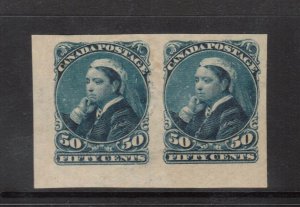 Canada #47a XF Mint Imperforate Pair