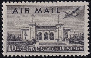 US Scott #C34, PSE Graded 98 Cert, Superb, Mint, OG, Never Hinged, SMQ $70.