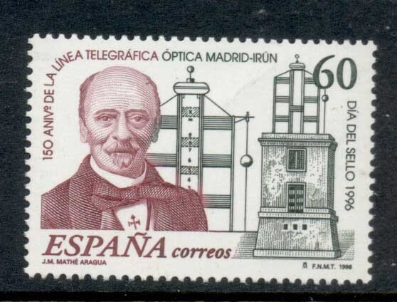 Spain 1996 Visual telegraph Line MUH
