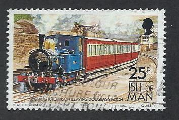 ISLE OF MAN SC# 358B F-VF U 1988