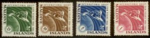 Maldive Islands  1965 SC#  147-50 MNH L156