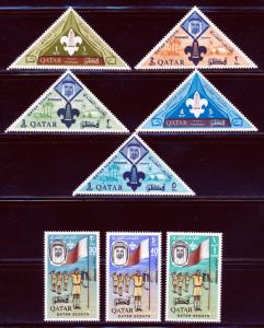 QATAR 1965 BOY SCOUTS SET SCOTT 53-60