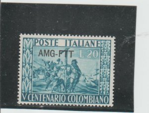 Trieste  Scott#  119  MH  (1951 Overprinted)