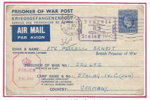 Altringham, GB to Brit. POW at Stalag IVC in Wistritz, Sudetenland 1944 (C5318)