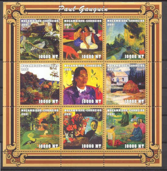 Mozambique 1484 MNH m/s Painting(Gauguin) SCV6.75