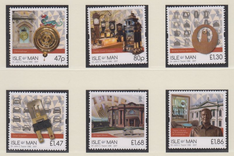 Isle of Man 2017 - John Taylor,    set 6  - U/Mint