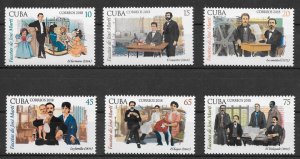 CUBA Sc# 6018-6023 FACETS OF JOSE MARTI writer revolution CPL SET of 6 2018 MNH