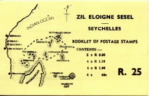 1980 Zil Eloigne Sesel Seychelles Markenheftchen R.25 Komplett Nicht Gefaßt Mint