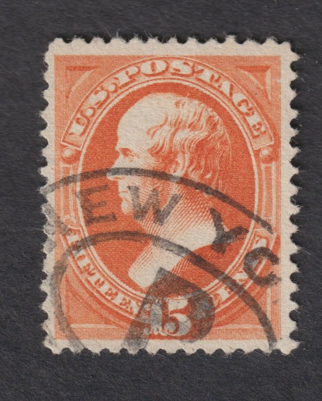 Scott # 189 Used  VF Beautiful Stamp!