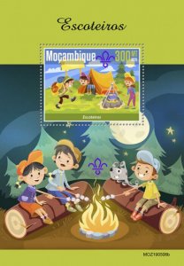 Mozambique 2019 MNH Scouting Stamps Boy Girl Scouts 1v S/S