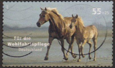 Germany #B996 used - horses