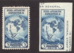 United States Scott #733, 768a MINT NH NGAI NICE Un gummed stamps.