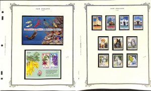 New Zealand Stamp Collection on 15 Scott Specialty Pages, 1999-2000 Mint NH (BY)