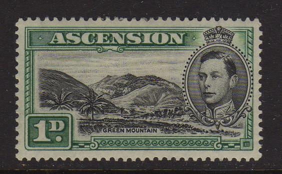 Ascension 1938 KGVI 1d SG 39 P 13?MH