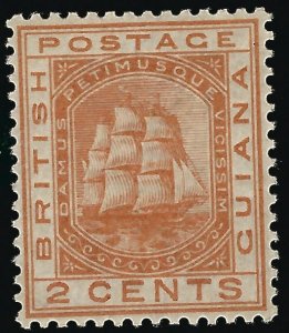 British Guiana (SC73 SG127) Cat £85/$100 Mint F-VF w/thin spots