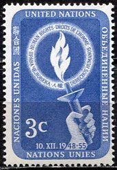 United Nations N.Y.; 1955: Sc. # 39: MNH Single Stamp