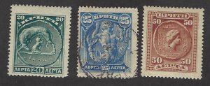 Crete SC#77, 79 Mint #73 Used F-VF...Fill a spot!