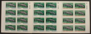 CANADA REVENUE BCF1p MINT SET OF 3 PANES OF 8 BRITISH COLUMBIA FISHING STAMPS