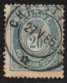 Norway Sc #44 Used