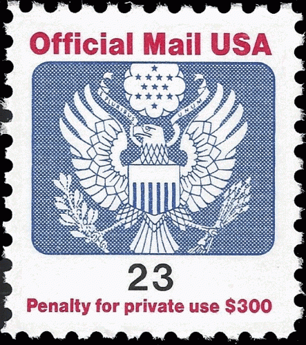 US SC #O148 1991 23¢ Great Seal Official Mail MINT.