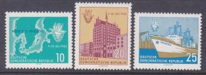 DDR #614-616 MNH CV$2.25