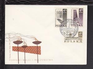 Poland 1968 U/A FDC BIN