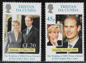 Tristan da Cunha Scott #'s 636 - 637 MNH