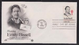 1823 Emily Bissell Unaddressed ArtCraft FDC