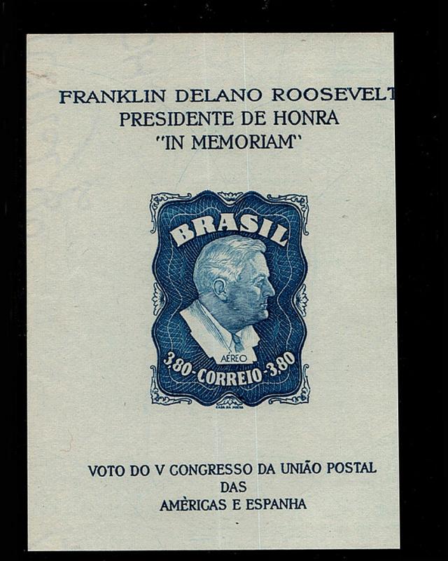 BRAZIL FDR SHEET C76A OG NH