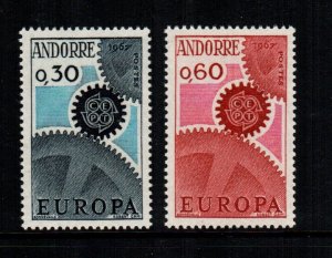 Andorra  174 - 175  MNH cat $ 11.00