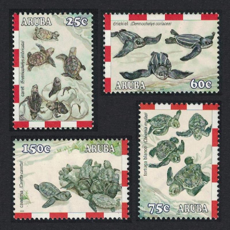 Aruba Endangered Species Turtles 4v SG#327-330