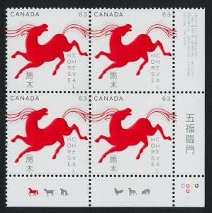 Canada 2699 BR Block MNH Year of the Horse