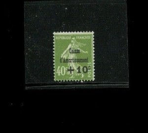 France SC# B39 MNH. Cat.100.00. Better Item