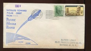 ECHO II SATELLITE LAUNCH JAN 25 1964 WALLOPS ISLAND VA CCL COVER GT86 **PERFIN**